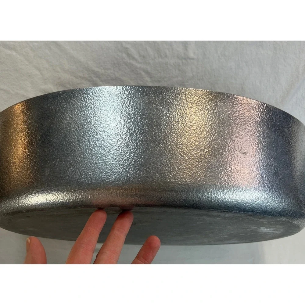Vintage Dr Koch Hammercraft Aluminum‎ Oval Roaster Dutch Oven Lid 18.5 Inch
